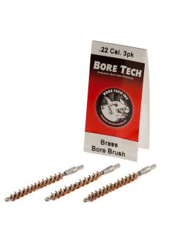 Bore Tech Messing Bürsten für Pistole - 3er Set .38/9mm