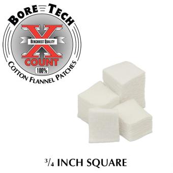 Bore Tech Cotton patch 3/4" for .17 CAL 