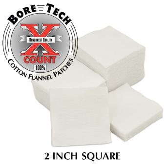 Bore Tech Cotton patch 2" for .308 - .45 