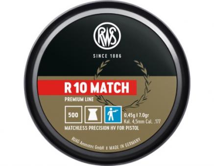 RWS Air Pellet mod. R10 Match HV 4,49