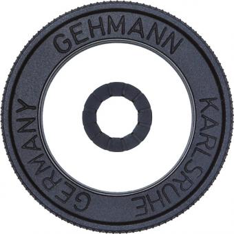 Gehmann Iris-Ringkorn in Glas gelagert,freistehend M18 | Schwarz | 5,0-7,5