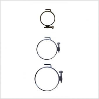 Champion Zielglasring für Schießbrille Silber | 42mm | abgewinkelt