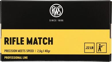 RWS Cardridge mod. Rifle Match 