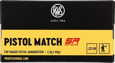 RWS Cartridge mod. Pistol Match SR 
