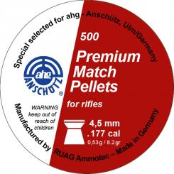 ahg Air Pellets Premium Match (made by RUAG - RWS) 4,50