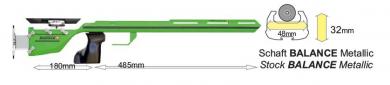 Bleiker Small Bore Stock mod. Balance Metall - alu 