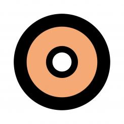 Centra Iris Coloured glass front sight M22 red 1,2 | 2,8-3,8 | black