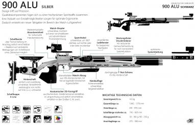 Feinwerkbau Luftgewehr Mod. 900 Alu 