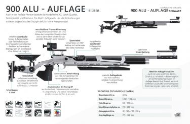 Feinwerkbau air rifle mod. 900 alu - benchrest 