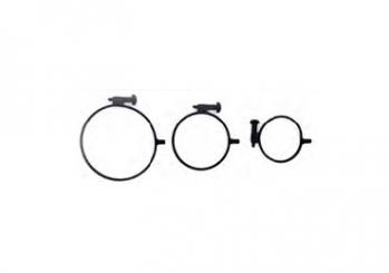 Champion target lens ring for shooting glasses black | 25mm | straight